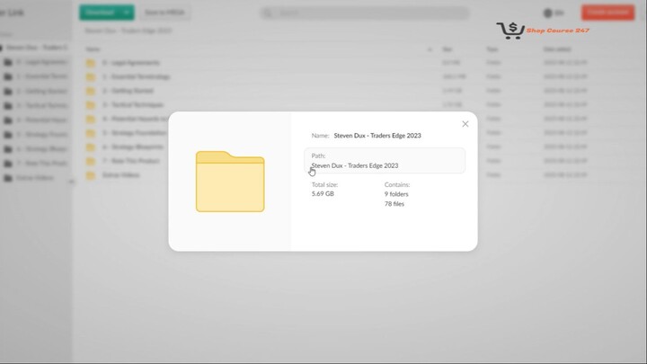 [Shopcourse247.com] Steven Dux - Traders Edge 2023