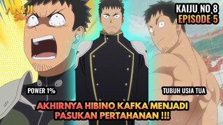 AKHIRNYA HIBINO KAFKA LOLOS MENJADI PASUKAN PERTAHANAN !!!, KAIJU NO 8 EPISODE 5