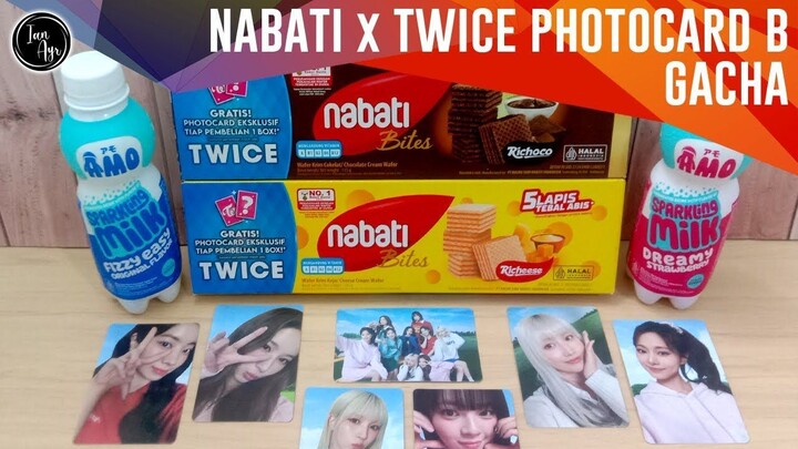 [ GACHA ] Richeese Nabati x Twice 트와이스 Photocard B Kartu Dahyun 김다현 Chaeyoung 손채영 Jeongyeon 정연 Sana