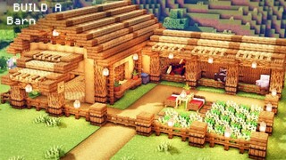 【SheepGG】minecraft การจัดการ: วิธีสร้างโรงนาแบบง่ายสำหรับ*ว์