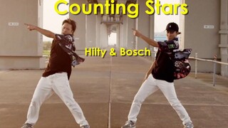 日本锁舞大神组合Hilty&Bosch同步率Locking编舞Counting Stars！