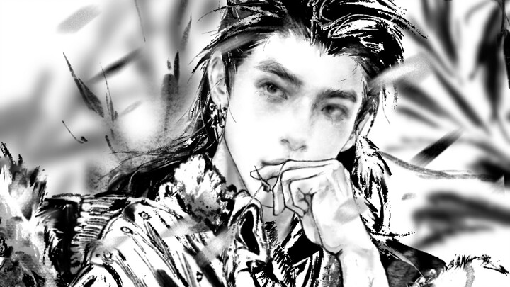 Bright eyes and white teeth too～