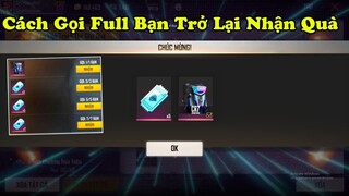 [Garena Free Fire] Cách Gọi Bạn Trở Lại FF Nhận Quà Miễn Phí Cực Đơn Giản