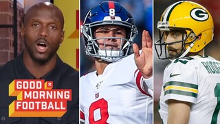 GMFB | Jason McCourty thinks Aaron Rodgers will cook Daniel Jones, Packers destroys Giants in Week 5