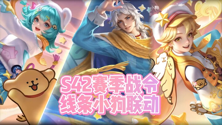 Kolaborasi garis-garis dengan anak anjing ini imut banget!