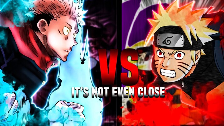 Why Naruto VS Yuji IS NOT CLOSE… #naruto #jujutsukaisen #vsbattle