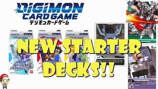 New Digimon TCG Starter Decks Revealed! (Digimon TCG News)