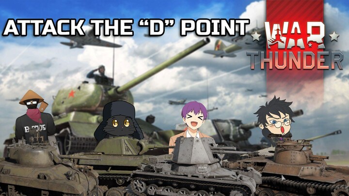 Attack the D point - WarThunder