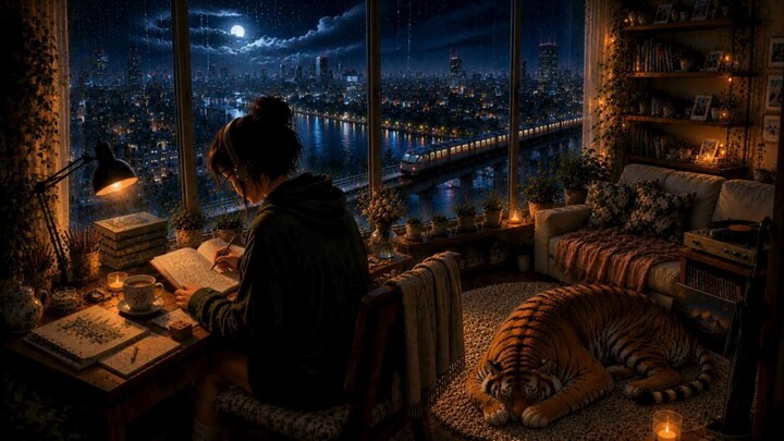 After the Rain Lofi  Cozy Late Night Beats for Study, Relax & Sleep