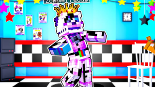 ซอมบี้คิงคือเฟรดดี้! ใน Minecraft Five Nights ที่ Freddys FNAF
