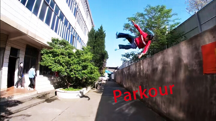 Parkour at school