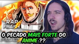 (OLHA O SPEED!) REAGINDO ao ♫ ESCANOR RAP | "Supernova" | Flash Beats (Nanatsu no Taizai) | REACT