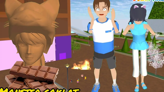 Yuta Panic Chocolate Monster Melts Chocolate Flood Mio ถูกจับในบ้านช็อคโกแลต Sakura Simulator
