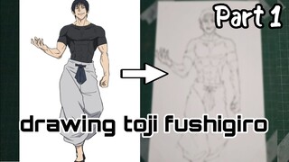 Drawing Toji Fushiguro Jujutsu Kaisen S2 PART 1 | By Kyy'art