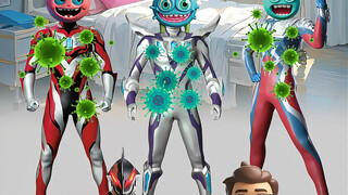 Belia helps the Ultraman warriors infected with the virus