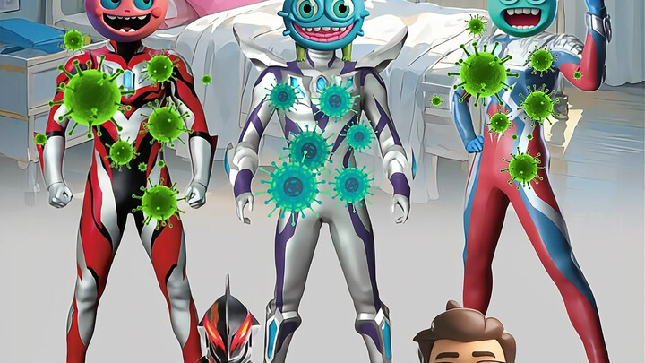Belia helps the Ultraman warriors infected with the virus