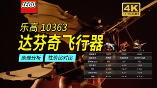唯一缺点就是...？乐高10363达芬奇飞行器深度评测+类似套装对比【4K】