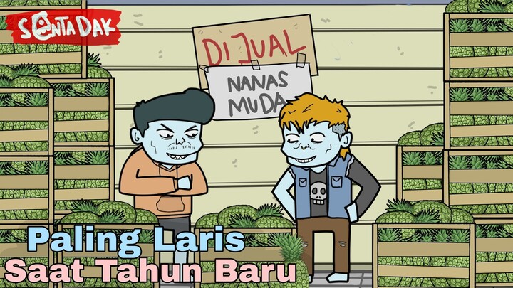 Jualan Paling Laris Menjelang Tahun Baru (Animasi Sentadak)