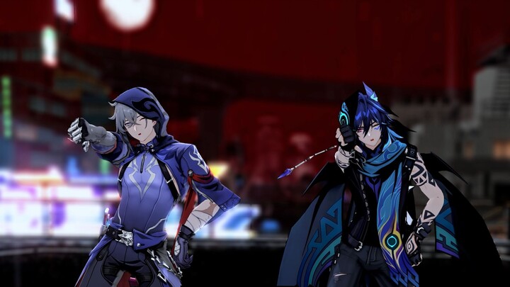 [MMD Star Iron Genshin Impact] Hai miếng bánh việt quất (chỉ hơi tê thôi