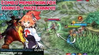 COMBO MEMATIKAN FRANCO FOX X FANNY MAZE, NZY TUMBAL KWKW!!