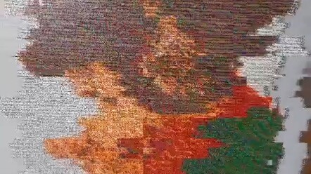 A Girl Made of 1,200 Rubik's Cubes