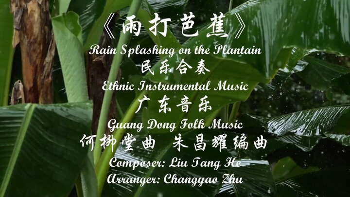 4K 超清立体声 民乐合奏《雨打芭蕉》 高胡领奏: 曹育林，澳洲华夏乐团 2024 悉尼歌剧院《华夏情韵》龙年音乐会 实况（二）音乐会艺术总监: 朱昌耀, 创意策划、钢琴调音：曹育林