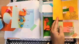 [Pop-Up Book] Basic Pop-Up Mechanism Structure with Flaps + Tutorial Guide + Application Introductio