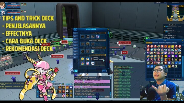 HOW TO UPGRADE STATUS DIGIMON PART 2 : DECK ENCYCLOPEDIA - Digimon Master Online