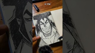 Drawing kozuki oden 🏴‍☠️😳 - ONE PIECE (ASMR) #asmr #shorts #drawing