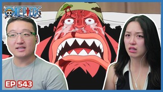 FISHER TIGER'S SECRET....😢 | One Piece Episode 543 Couples Reaction & Discussion