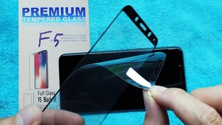Oppo F5 Tempered Full Glass Screen Protector