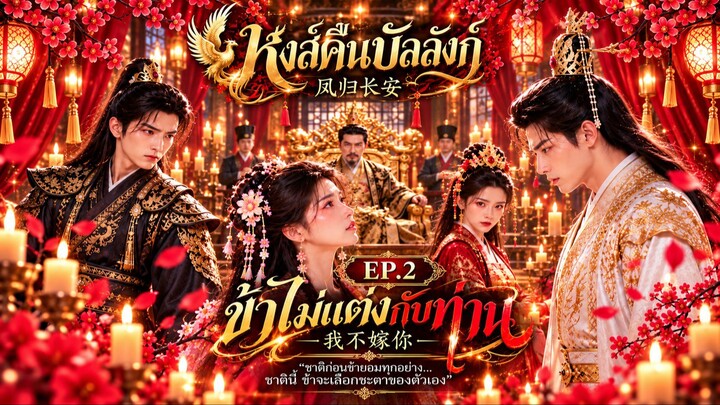 EP.2 | ข้าไม่แต่งกับท่าน#หงส์คืนบัลลังก์👑🔥 #movie #lovestory #หนังสั้น