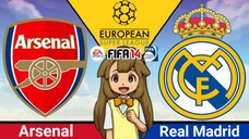 FIFA 14: European Super League | Arsenal VS Real Madrid (Matchday 1, Game 2)