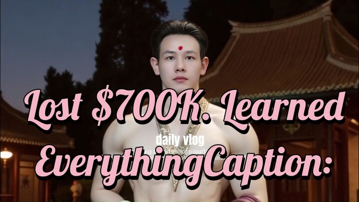 Lost $700K. Learned EverythingCaption:
