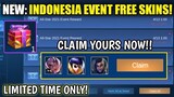 NEW BROWSER EVENT FROM INDONESIA FREE PERMANENT SKINS NO NEED TO USE VPN! MOBILE LEGENDS