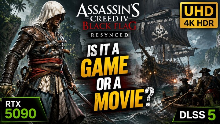 AC Black Flag Resynced DLSS 5 Neural Rendering RTX 5090