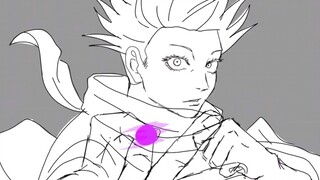 Gojo Satoru released the instant but simple drawing version