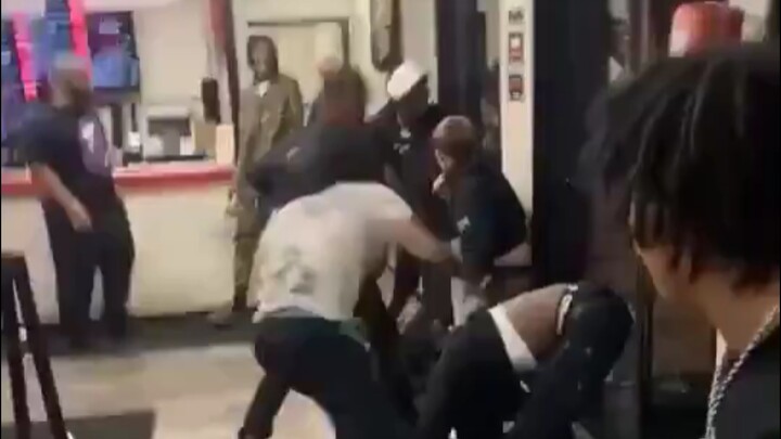 A school shooting occurred in the United States. The incident was triggered when several Black men b