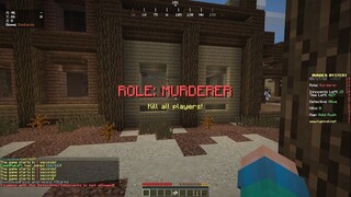 minecraft : พาทัวร์มินิเกมใน murder ใน Hypixel | เป็นฆาตกรยังไงให้โรคจิตแบบนี้!! | Minecraft murder