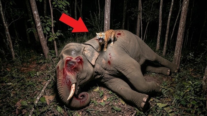 Biologists Finally Discover How Tigers Attack Adult Elephants — But ONE Tiger Does the Impossible