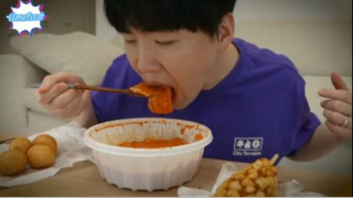 Tokbokki phô mai và đồ chiên phần 1 #mukbang