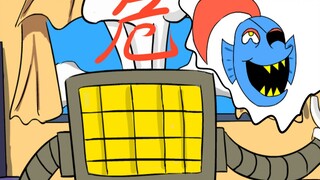 [undertale animation] When Undyne was invited to MTT’s cooking show