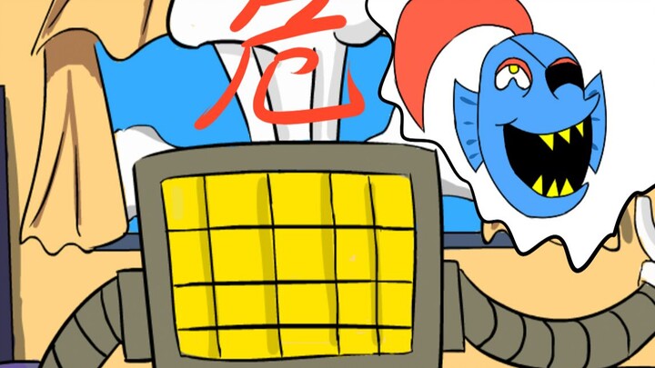 [undertale animation] When Undyne was invited to MTT’s cooking show
