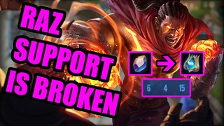 RAZ SUPPORT IS THE NEW META?!? - Arena Of Valor | AoV | 傳說對決 | RoV | Liên Quân Mobile