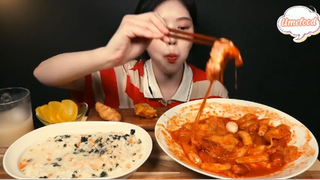 Bánh gạo Yupdduk đầy ắp phô mai, miến xúc xích và cháo trứng phần 7 #anngonmoingay