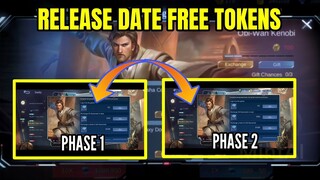 Star Wars Event Tokens Phase 1 & Phase 2 | Free Tokens Available Release Date | MLBB