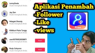 Aplikasi penambah Like, views & Follower