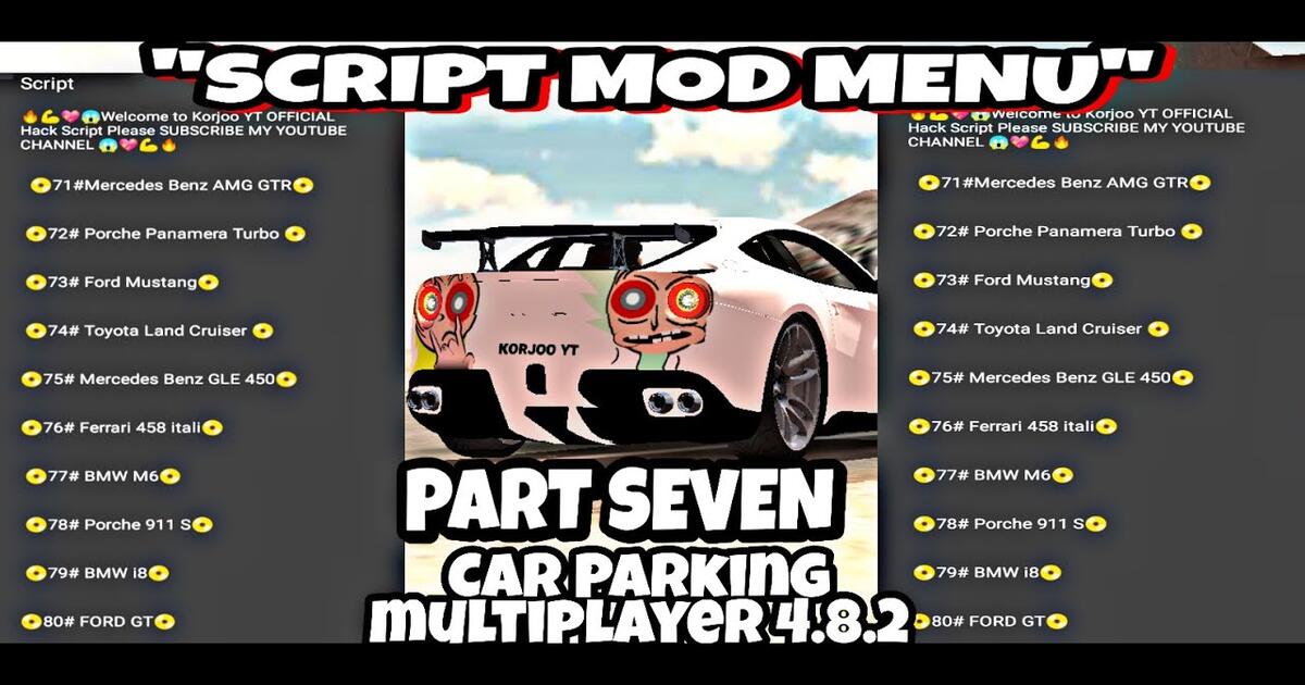 57 Car Parking Mod Apk Speed Hack  HD