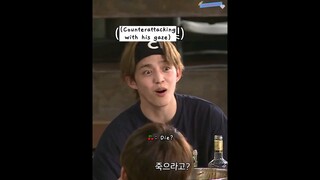 s.coups reaction when jun said "if your hair color is brighter than mine, you're d*ad" 😭 #GOING_SVT