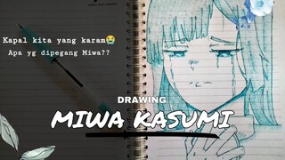 SALAH SATU KAPAL KITA YANG KARAM😭 | DRAWING MIWA KASUMI | JUJUTSU KAISEN